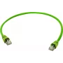 Telegärtner Cavo patch Cat.7 S/FTP, 1,0 m, verde, 500 MHz, RJ45, 10 Gbps L00000A0149
