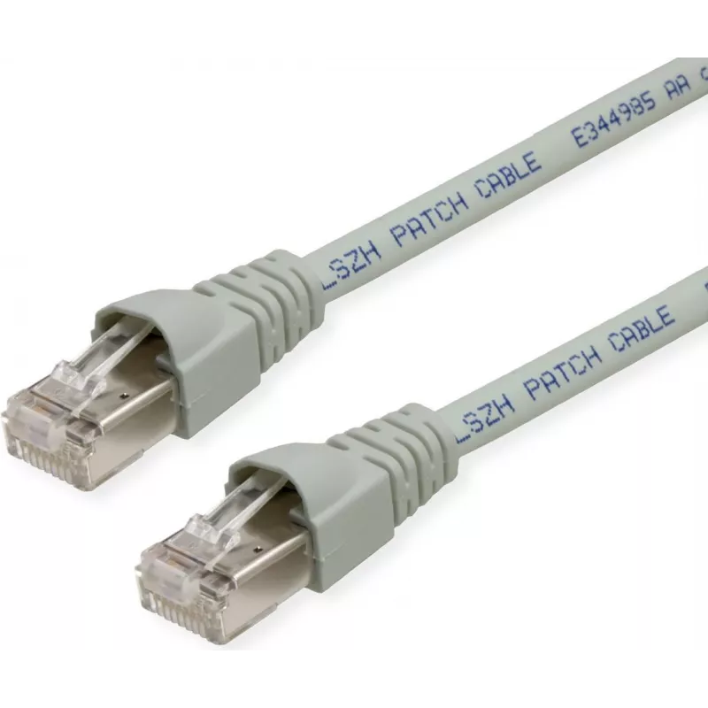 Telegärtner L00004A0104 Cavo di rete patch Cat6a S/FTP, 6 m, grigio