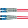 Telegärtner Cavo patch in fibra ottica LC su LC Multimode OM3 Duplex, 1m, aqua L00870A0003