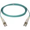 Telegärtner cavo patch in fibra ottica LC su LC multimodale OM3 duplex, 2m, aqua L00871A0006
