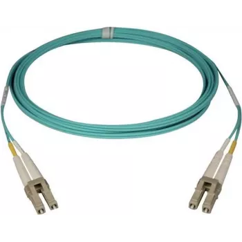 Telegärtner cavo patch in fibra ottica LC su LC multimodale OM3 duplex, 2m, aqua L00871A0006