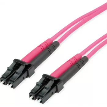 Telegärtner cavo patch in fibra ottica LC a LC OM4 duplex, 2m, viola 100011327