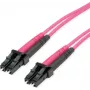 Telegärtner cavo patch in fibra ottica LC a LC OM4 duplex, 2m, viola 100011327