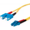 Telegärtner cavo patch in fibra ottica LC su SC single-mode, 2m, 9/125µm, LSZH giallo