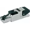 Telegärtner connettore maschio MFP8 RJ45 Cat.6a T568B schermato con cappuccio parapolvere (J00026A2001)