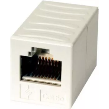 Telegärtner Giunto di rete RJ45 femmina a femmina Cat.6A schermato, bianco alpino J00029A0062