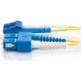 Telegärtner Patch cord fibra ottica Singlemode LC-Duplex su SC-Duplex, 3m, LSZH, giallo L00890A0041