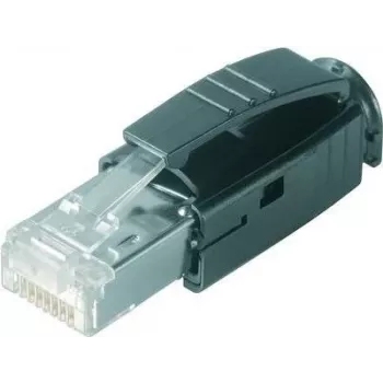Telegärtner STX connettore RJ45 Cat.5e 8P8C a crimpare, trasparente, 1 pz. J80026A0001