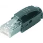 Telegärtner STX connettore RJ45 Cat.5e 8P8C a crimpare, trasparente, 1 pz. J80026A0001
