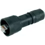 Set connettore RJ45 Telegärtner STX V1 variante in plastica 1 dritto 8P8C nero J80026A0009 1 pz.