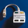 TELEGÄRTNER Adattatore a T Cat5e su 100Base-T/ISDN splitter RJ45 (J00029A0013)