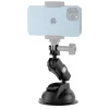 TELESIN supporto universale a ventosa con porta cellulare e supporto action camera TE-SUC-012