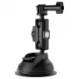 TELESIN supporto universale a ventosa con porta cellulare e supporto action camera TE-SUC-012