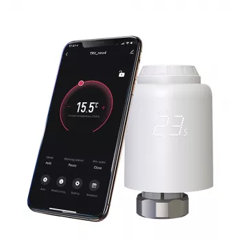 Tellur valvola termostatica per radiatore Smart WiFi RVSH1 LED bianco