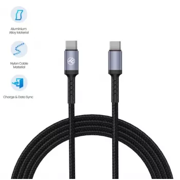 Tellur cavo Type-C a Type-C 3A 60W 1m nero