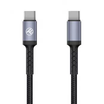 Tellur cavo Type-C a Type-C 3A PD60W 2m nylon nero