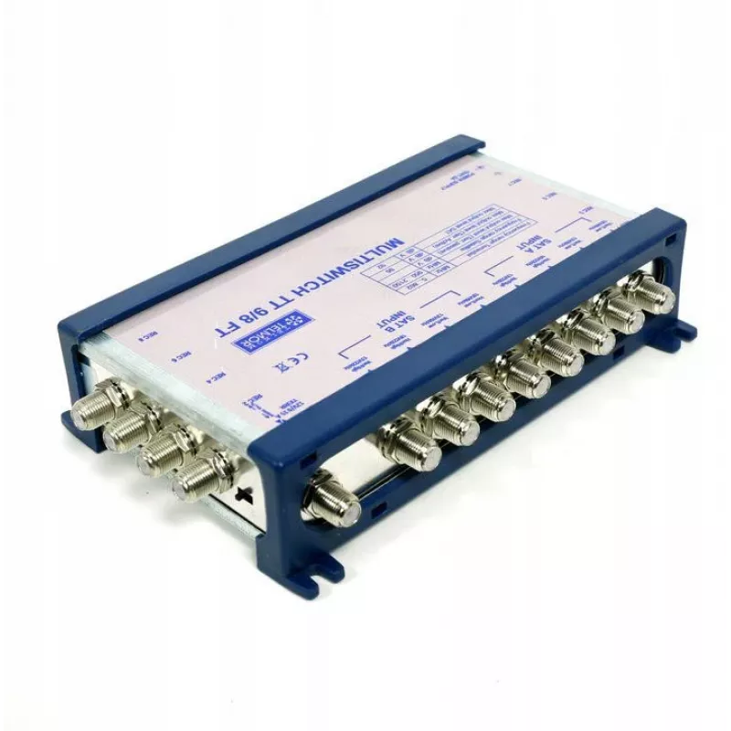 TELMOR Multiswitch TT 9/8 Terminale 8 ingressi satellitari 1 ingresso terrestre 8 uscite