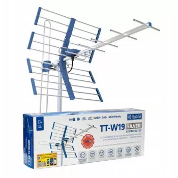 TELMOR TT W19 SILVER COMBO antenna DVB-T2 protetta 5G