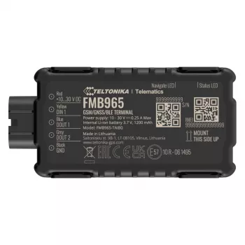 Teltonika FMB9653E8T01 GPS/GSM Car Tracker con batteria ricaricabile 1200mAh