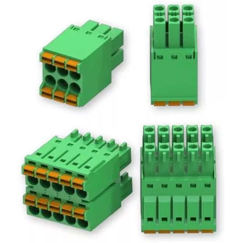 Teltonika PR5MEC15 set di connettori, 2x5 pin, 2x3 pin, 300V