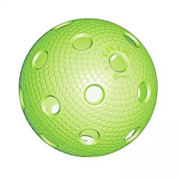 Tempish TRIX pallina da floorball verde 72mm 23g 26 fori PE allenamento gioco