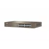 Tenda switch Gigabit Ethernet 16 porte unmanaged blu