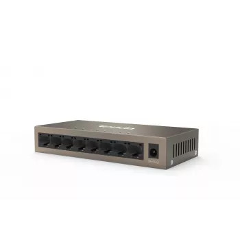 Tenda TEG1008M Switch Gigabit Ethernet a 8 porte | 16Gbps desktop in metallo
