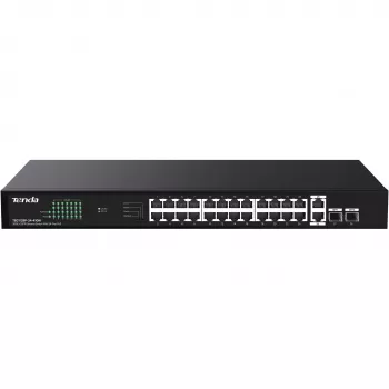 Tenda TEG1128P-24-410W Switch PoE+ unmanaged 26x1GbE 2xSFP 410W