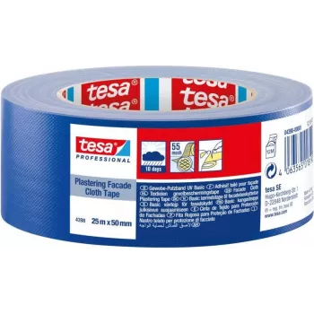 tesa 04398-00001-00 nastro adesivo per pulizia blu 25 m x 50 mm