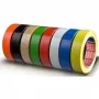 tesa 4104 nastro da imballaggio, 50 mm x 66 m, nero, PVC, adesivo in gomma naturale, alta adesività, 3 rotoli 04104-000081-00