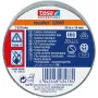 tesa 53988-00016-00 Nastro isolante elettrico professionale, rosso, 20 m x 19 mm, PVC, ignifugo, 1 rotolo