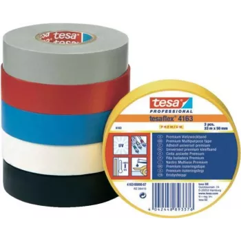 tesaflex® 4163 nastro isolante in PVC 19 mm x 20 m nero 4163-187-92
