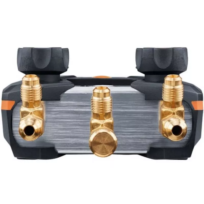 testo 550s set strumento manifold digitale con Bluetooth e 2 sonde di temperatura a pinza wireless (0564 5501)