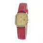 TETRA Orologio da polso donna 125-CC-L meccanico a carica manuale 27mm quadrante azzurro cinturino in shell cordovan grigio