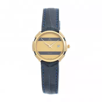 TETRA Orologio donna 111-BL quadrante blu cinturino in pelle blu 27mm