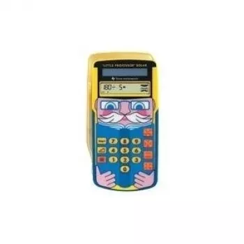 Texas Instruments Little Professor Solar Calcolatrice didattica, 50.000 esercizi, LCD 8 cifre, alimentazione solare, colori assortiti