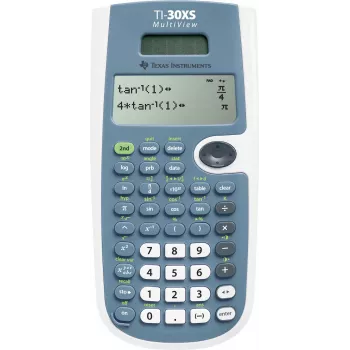 Texas Instruments TI-30 X II calcolatrice scientifica solare blu con custodia protettiva scorrevole