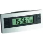 TFA 60.2511 radiosveglia - nero/argento - display LCD - temperatura interna - funzione snooze - retroilluminazione blu - 2x AAA