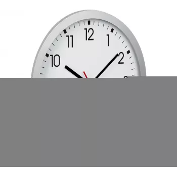 TFA 60.3522.02 Orologio da parete radiocontrollato argento