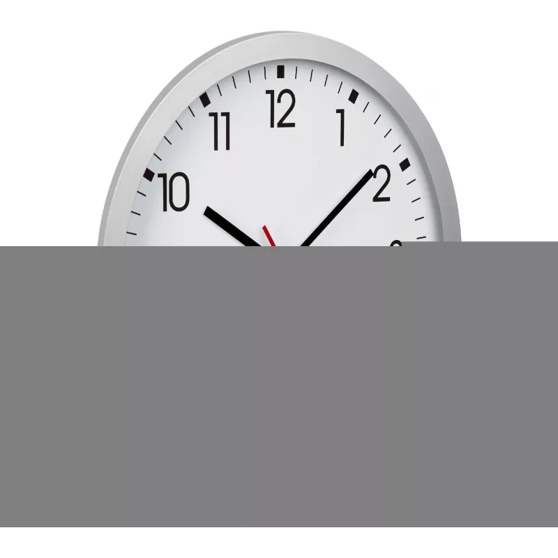 TFA 60.3522.02 Orologio da parete radiocontrollato argento