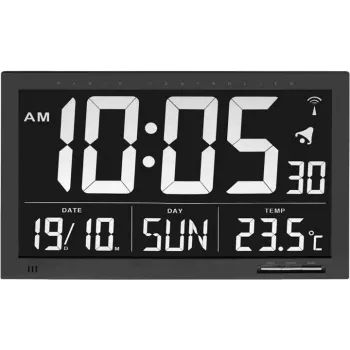 TFA 60.4505 Orologio da parete radiocontrollato - analogico, DCF-77, bianco