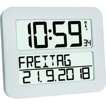 TFA 60.4512.02 TIMELINE MAX radiosveglia radiocontrollata bianco