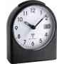 TFA 98.1040.01 Orologio radiocontrollato con indicazione temperatura, nero