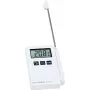 TFA Dostmann 30.1015 termometro igrometro da interno con memoria max/min, bianco/argento
