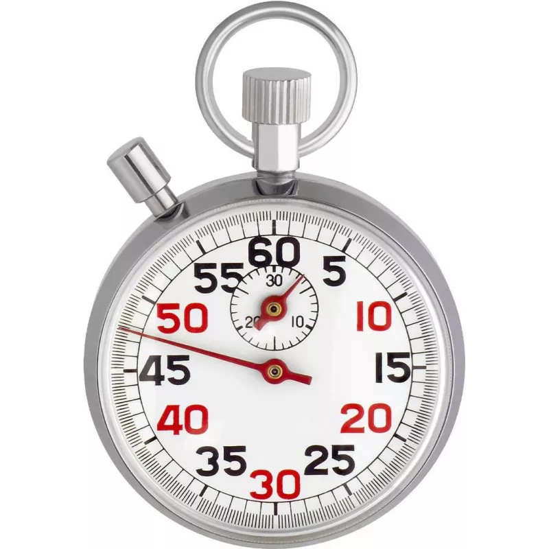 TFA Dostmann 38.1022 timer da cucina meccanico argento-bianco