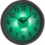 TFA Dostmann 60.3519.02 orologio da parete radiocontrollato Corona, cornice in alluminio argento, quadrante bianco, 300 mm 60.010363