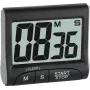 TFA Dostmann timer da cucina e cronometro digitale - nero - 99 min - plastica - LCD - magnetico (38.2021.01)