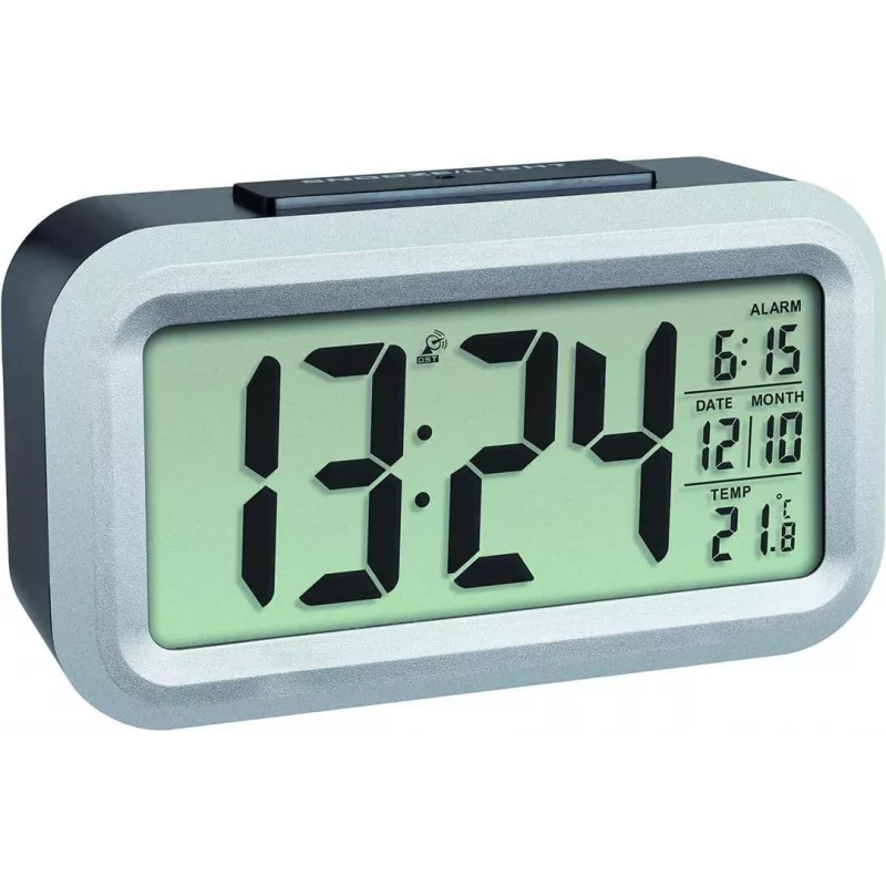 TFA Dostmann Lumio Plus radiosveglia nero/argento