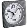 TFA Dostmann radiosveglia con temperatura, nero/argento 60.1502.10