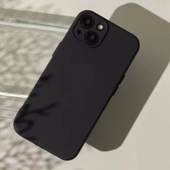 Custodia in silicone TFO per Xiaomi Redmi A7 Pro - nero opaco antishock posteriore
